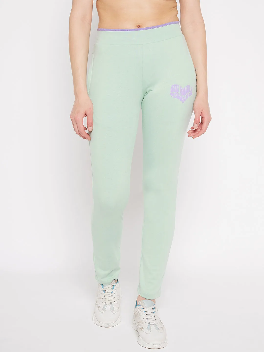 mSECRET Mid Rise Black Trackpants