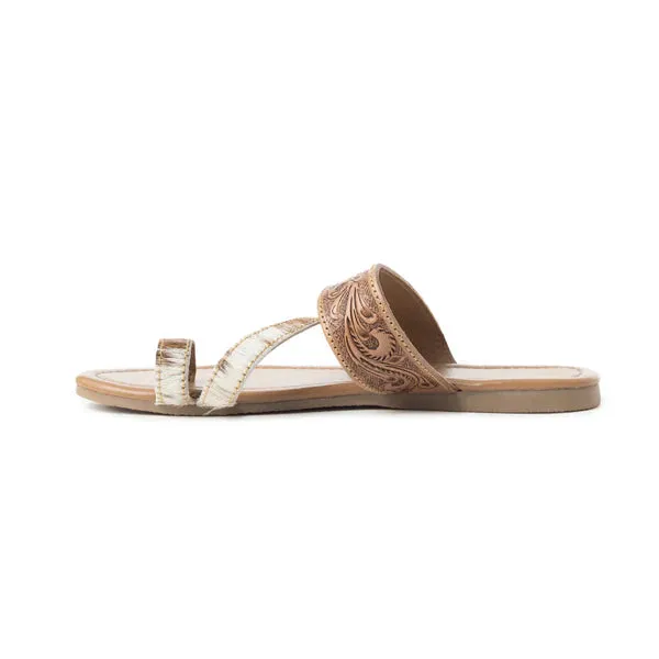 Myra Bags LaDonna Trail Sandal In Beige