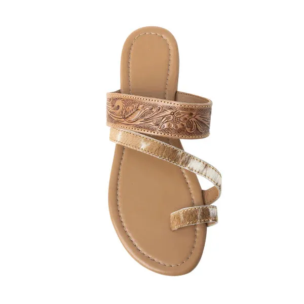 Myra Bags LaDonna Trail Sandal In Beige
