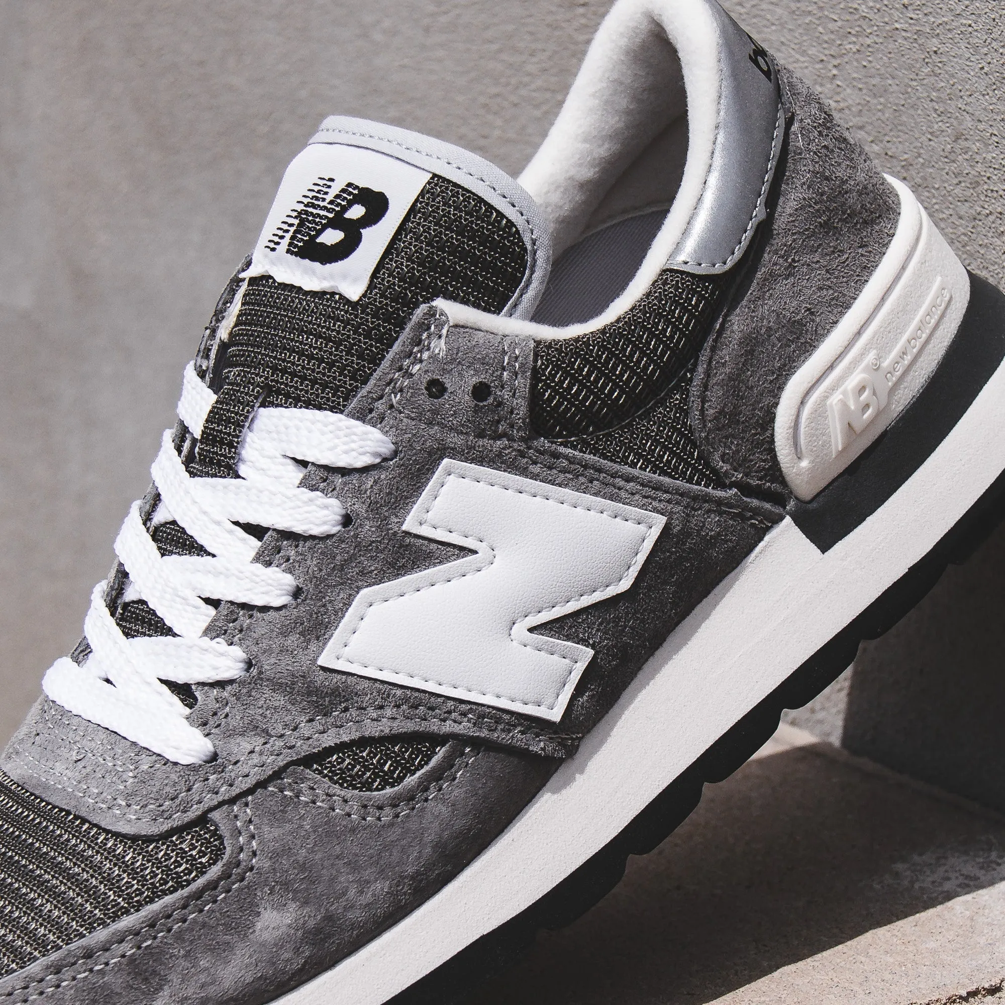 New Balance Men 990v1 Grey Made in USA M990GR1