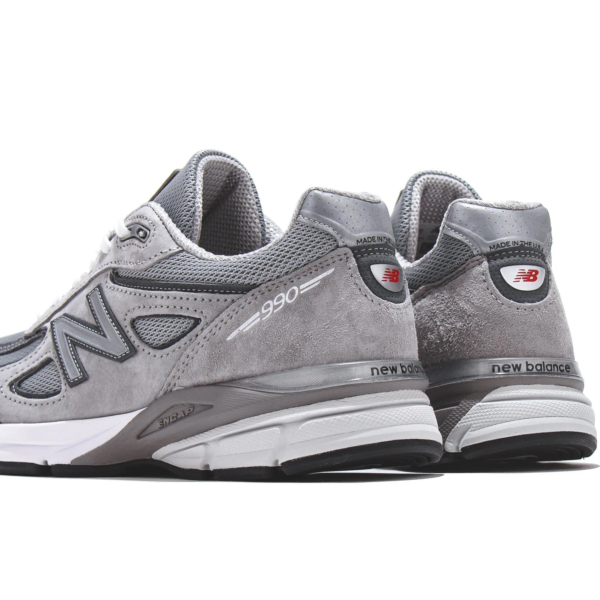 New Balance Unisex 990v4 Made In USA Grey U990GR4
