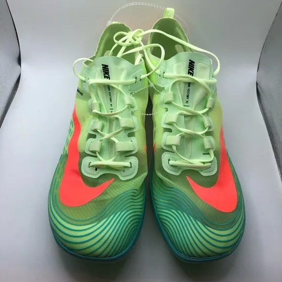 NEW! Nike Zoom Victory 5 XC barely volt mens track spike sneakers size 12