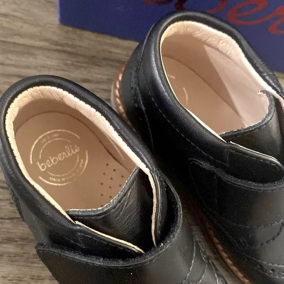 NIB [Beberlis] Hamilton Trail Velcro Dress Boots Toddler Kids EU 26 / US 9.5