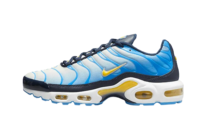 Nike Air Max Plus University Blue Topaz Gold