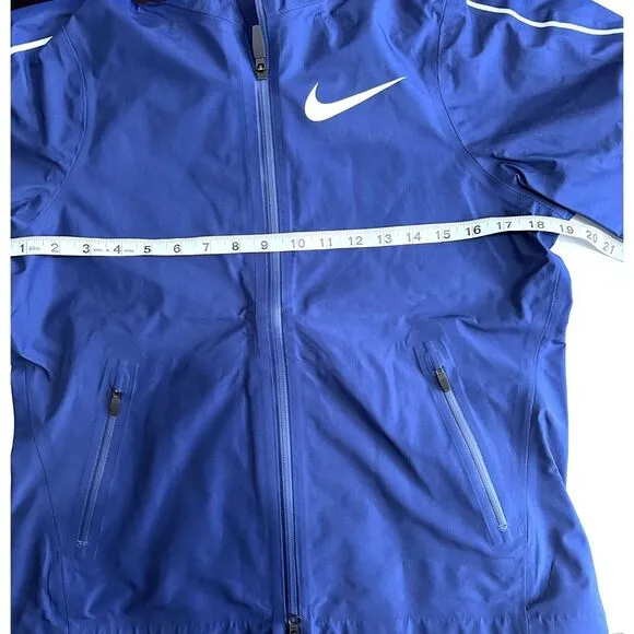 Nike women's Medium Pro Elite Team Storm Fit Track &amp; Field Jacket AJ6042-492 Blu