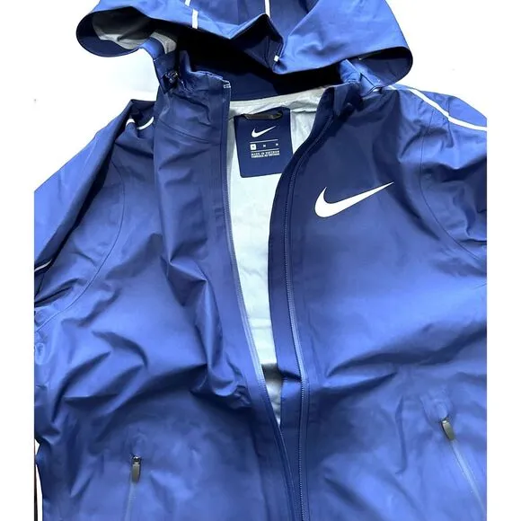 Nike women's Medium Pro Elite Team Storm Fit Track &amp; Field Jacket AJ6042-492 Blu
