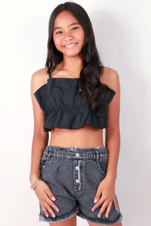 NO NAPS DENIM SHORTS | KIDS SIZE 7-16