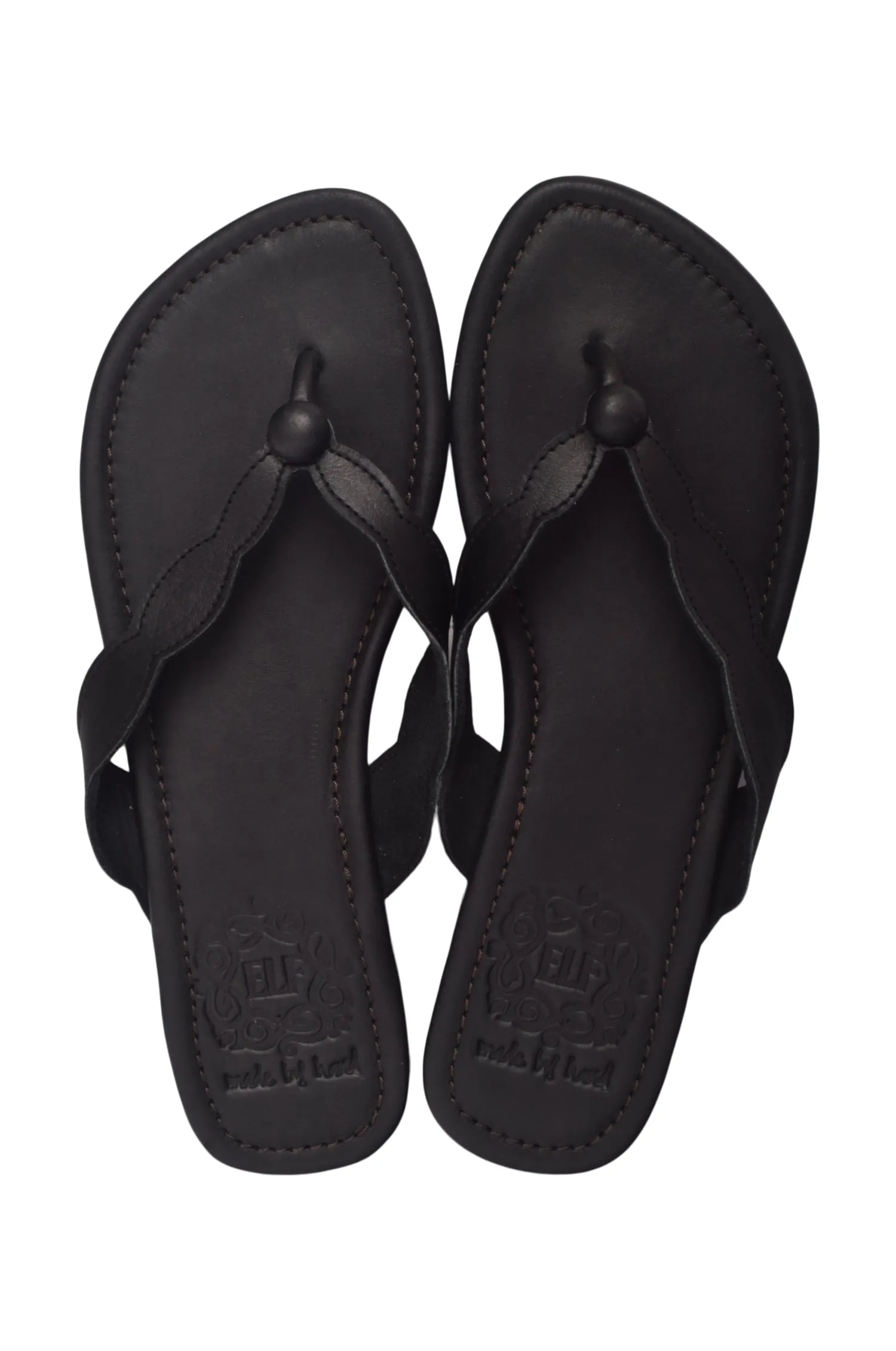 Nuvola Thong Leather Slides