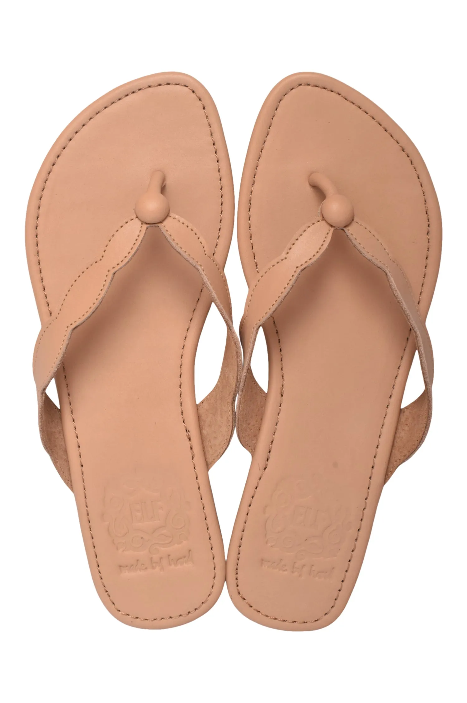 Nuvola Thong Leather Slides