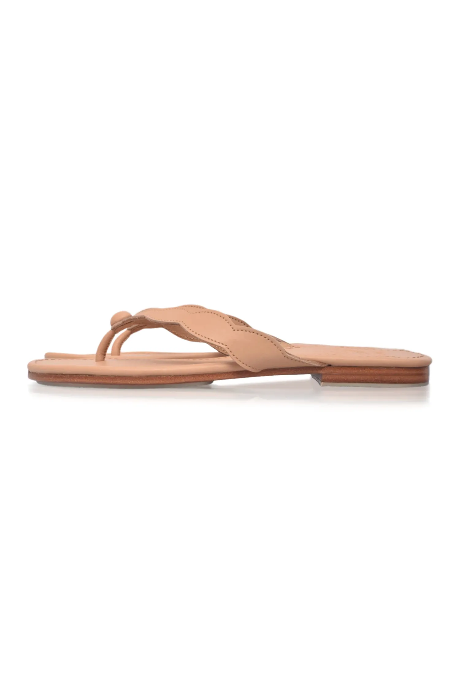 Nuvola Thong Leather Slides