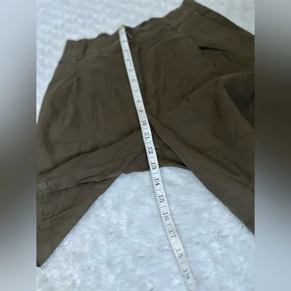 NWOT- KUT from the Kloth Nicolette - Linen Shorts With Pleats
