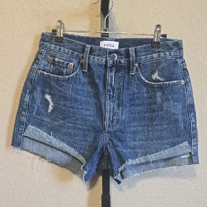 NWOT Pistola Kylee Relaxed High Rise Distressed Shorts Size 26