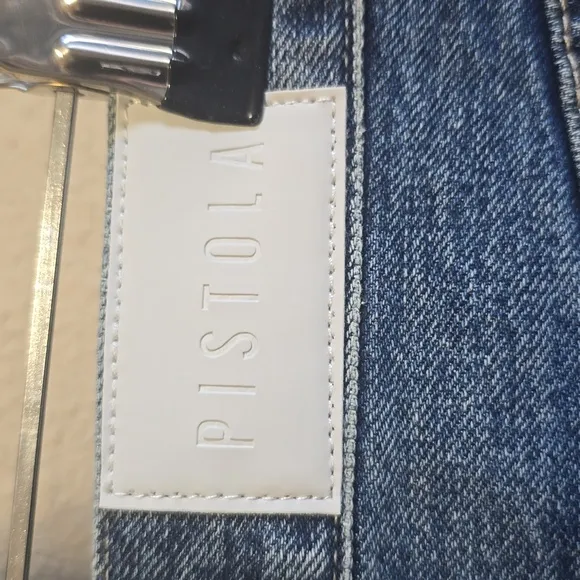NWOT Pistola Kylee Relaxed High Rise Distressed Shorts Size 26