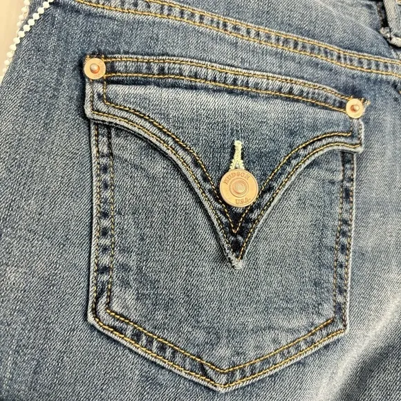 NWT Hudson Hampton Cuffed Jean Shorts 25
