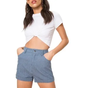 Nwt | superdown Carly Striped High Rise Shorts Size Small