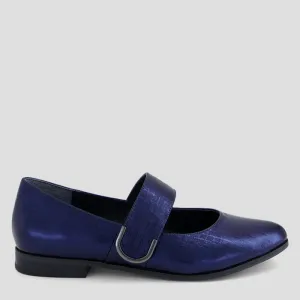 OKLA XF - NAVY SQUARES LEATHER