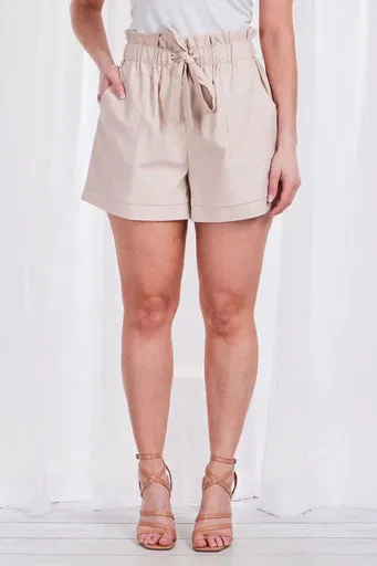 Paper bag Linen Shorts