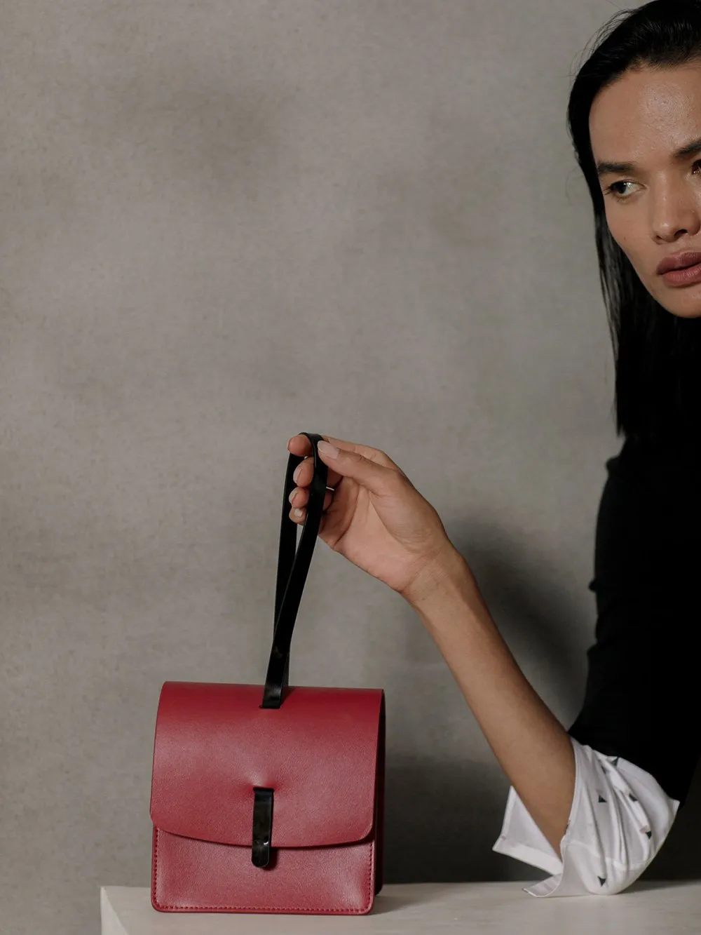 Perona   I   Bag - Evening Thea In Couture Red