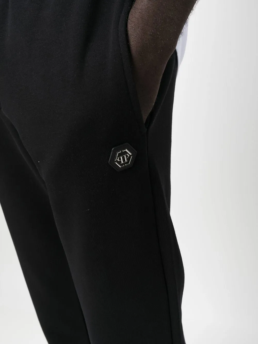 Philipp Plein Hexagon cotton track pants