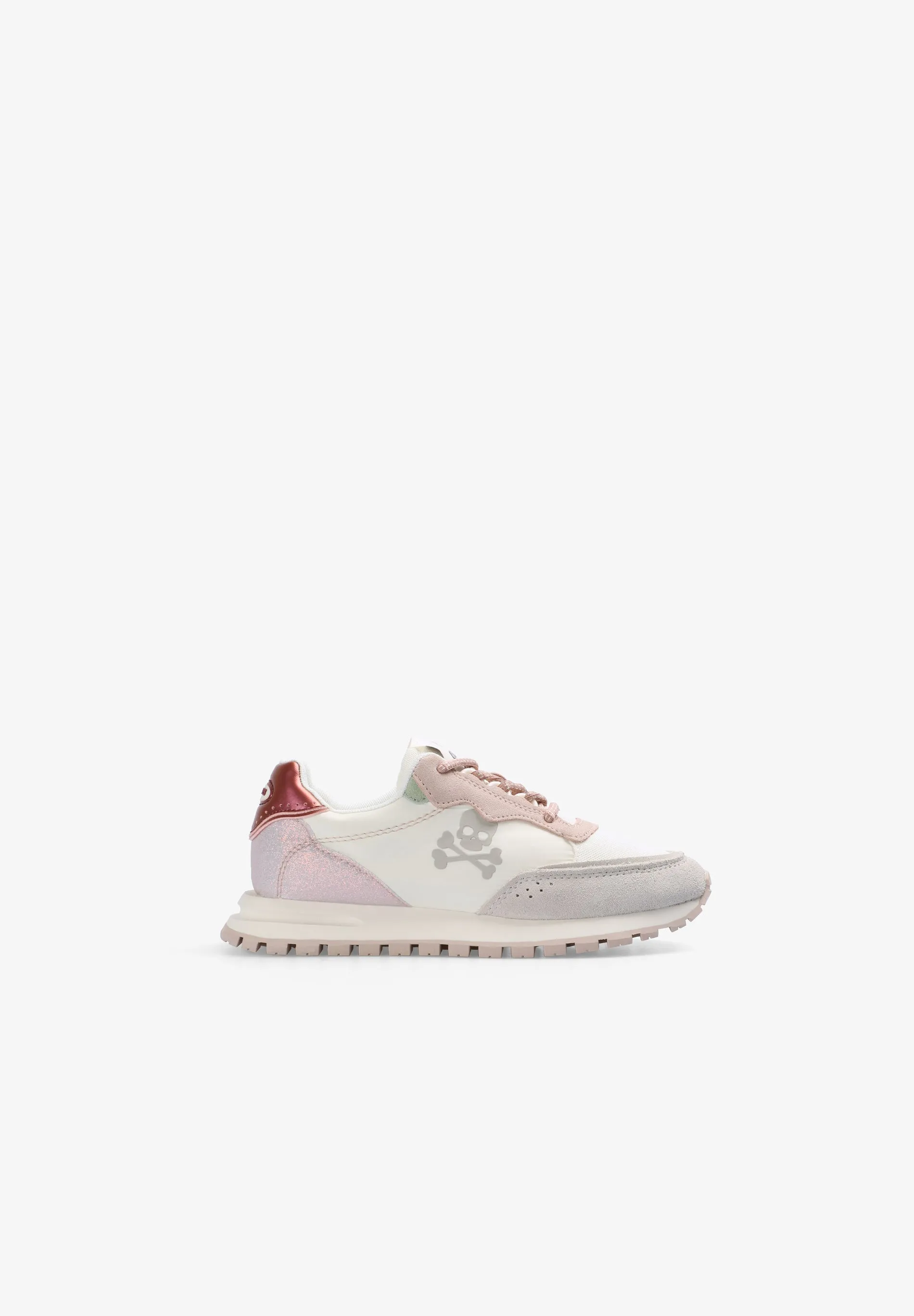 PRONOUNCED SOLE SKULL SNEAKERS