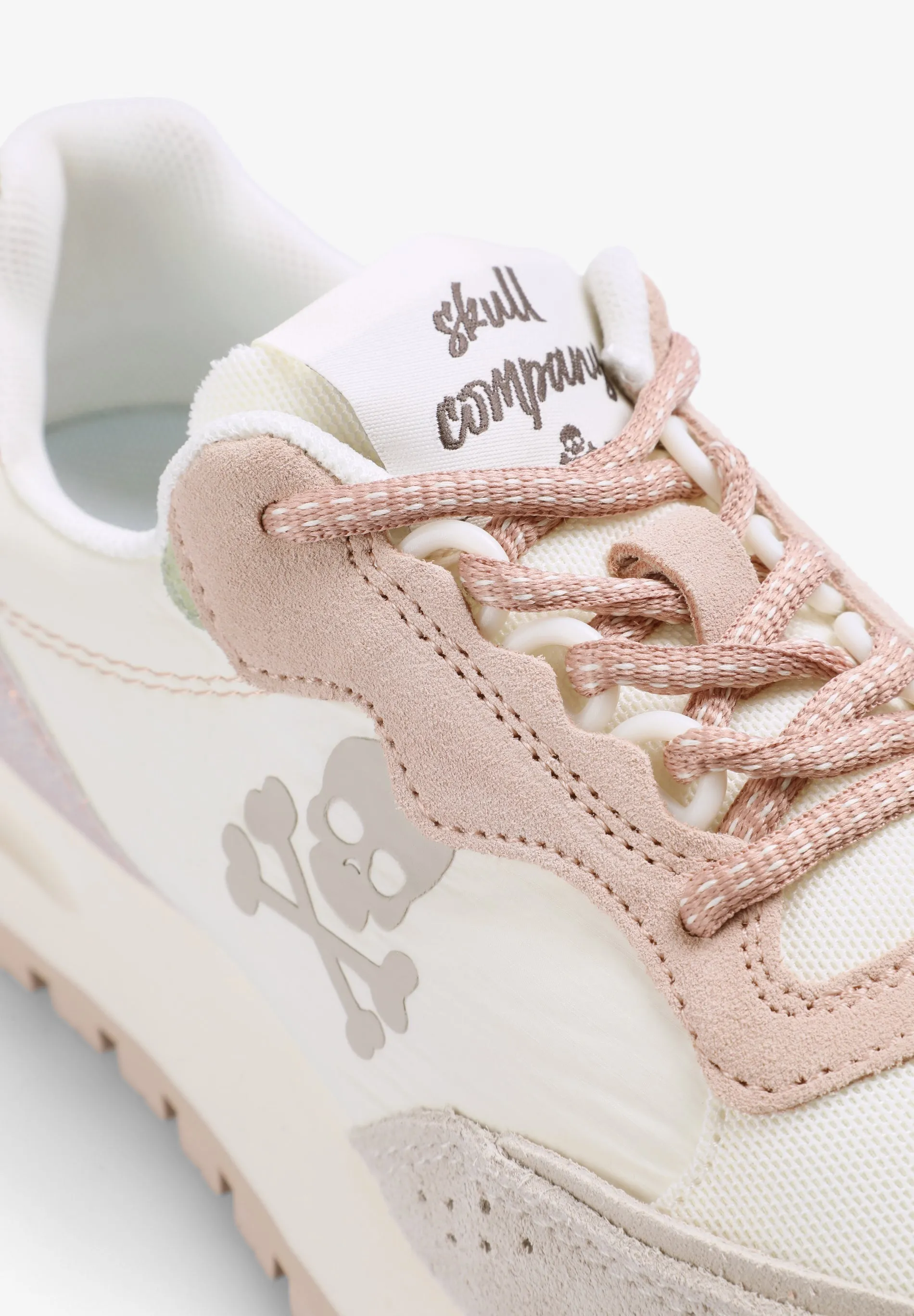 PRONOUNCED SOLE SKULL SNEAKERS