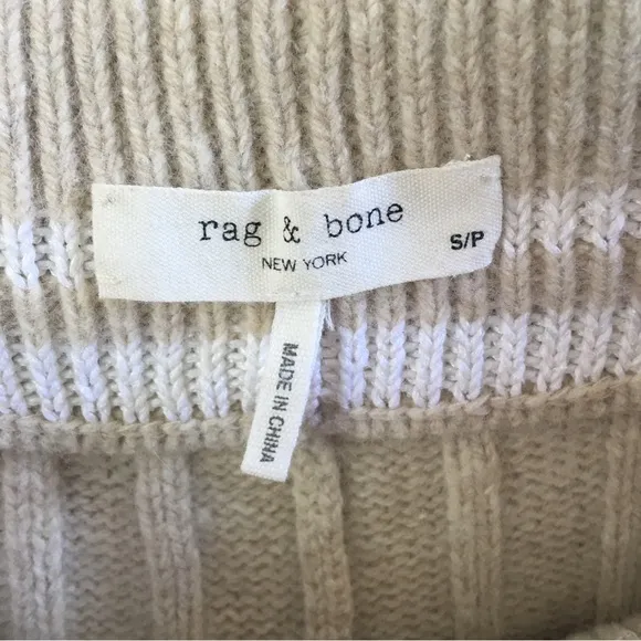 Rag &amp; Bone Serena Knit Shorts In Oatmeal Size S/P