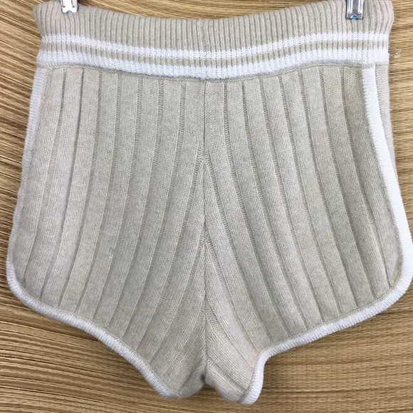 Rag &amp; Bone Serena Knit Shorts In Oatmeal Size S/P