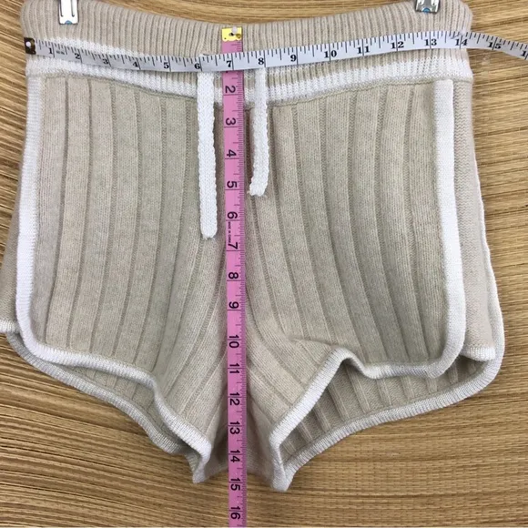 Rag &amp; Bone Serena Knit Shorts In Oatmeal Size S/P