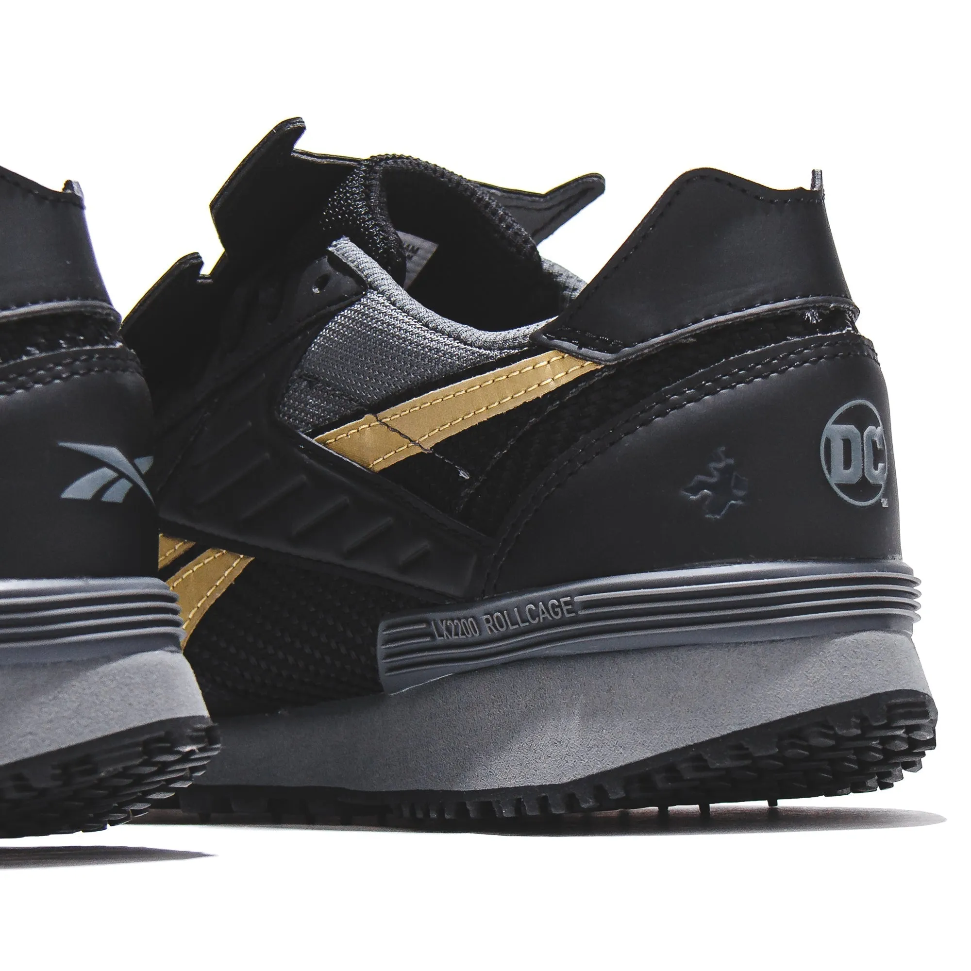 Reebok Classics x DC Comics Men LX 2200 Batman Black Gold HQ4584