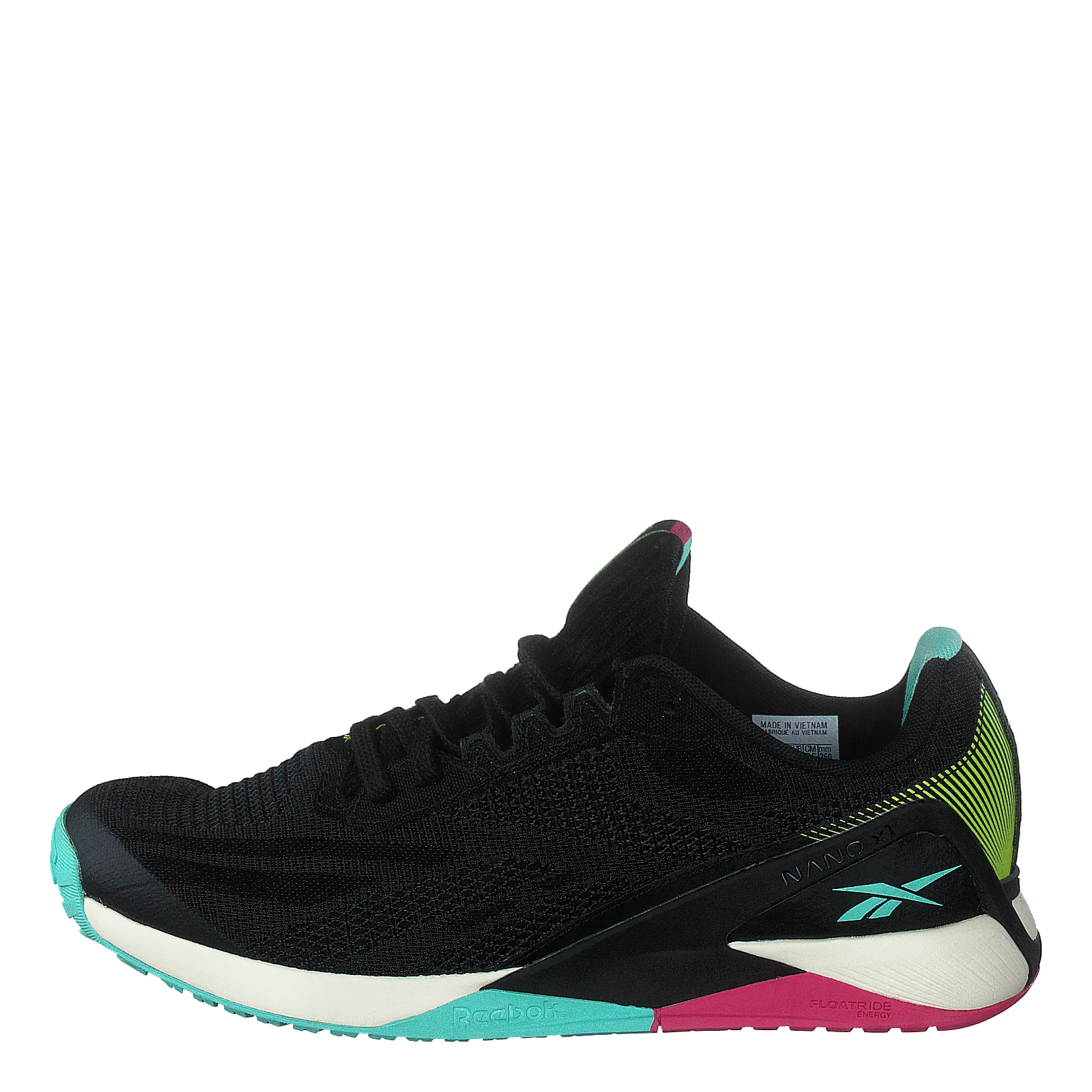 Reebok Nano X1 Vegan Cblack/purpnk/pixmin
