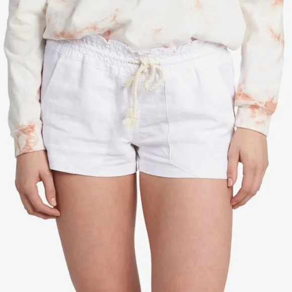Roxy W Oceanside Linen Beach Shorts