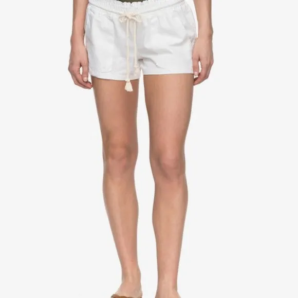 Roxy W Oceanside Linen Beach Shorts