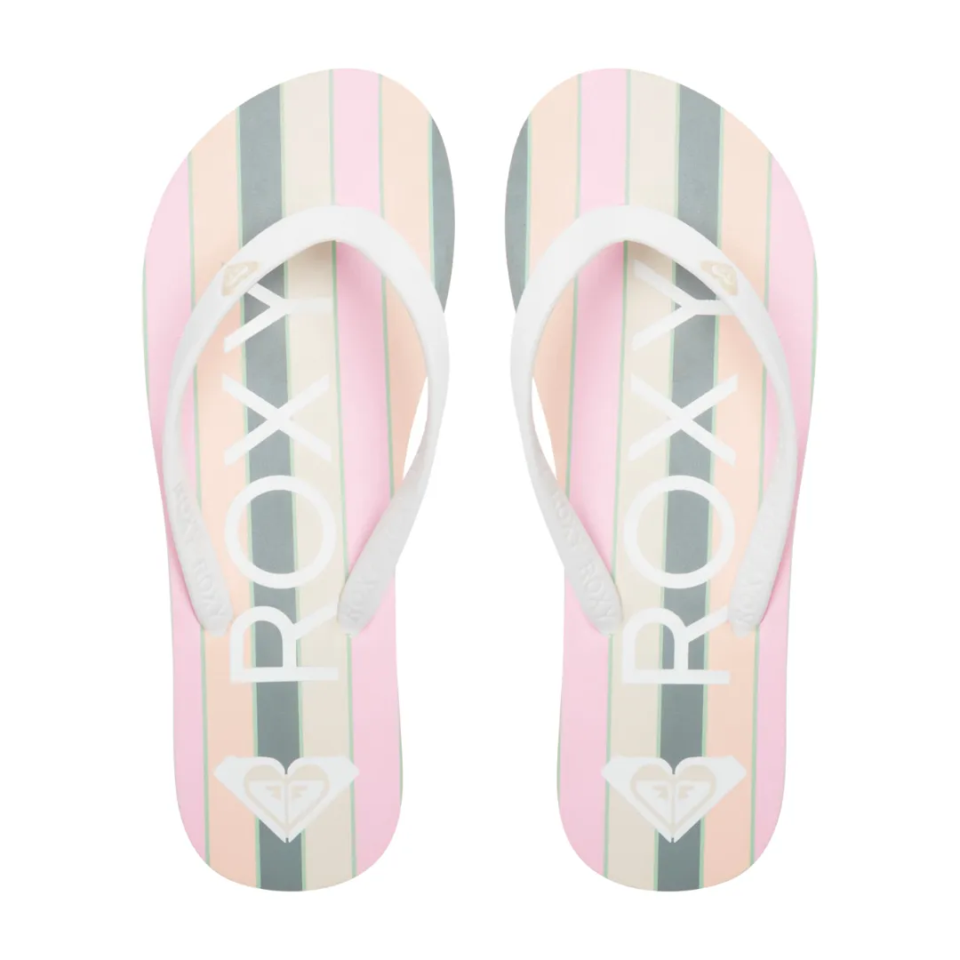 Roxy Women's Tahiti VII Sandals - Peach Cream