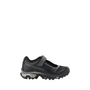 Salomon MM6 X Women Black Sneakers Polyester Lace Up Wedge Track Trainer Shoes