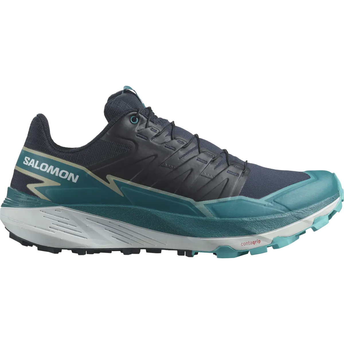 Salomon Thundercross - Men's - Carbon/Tahitian Tide/Peacock Blue