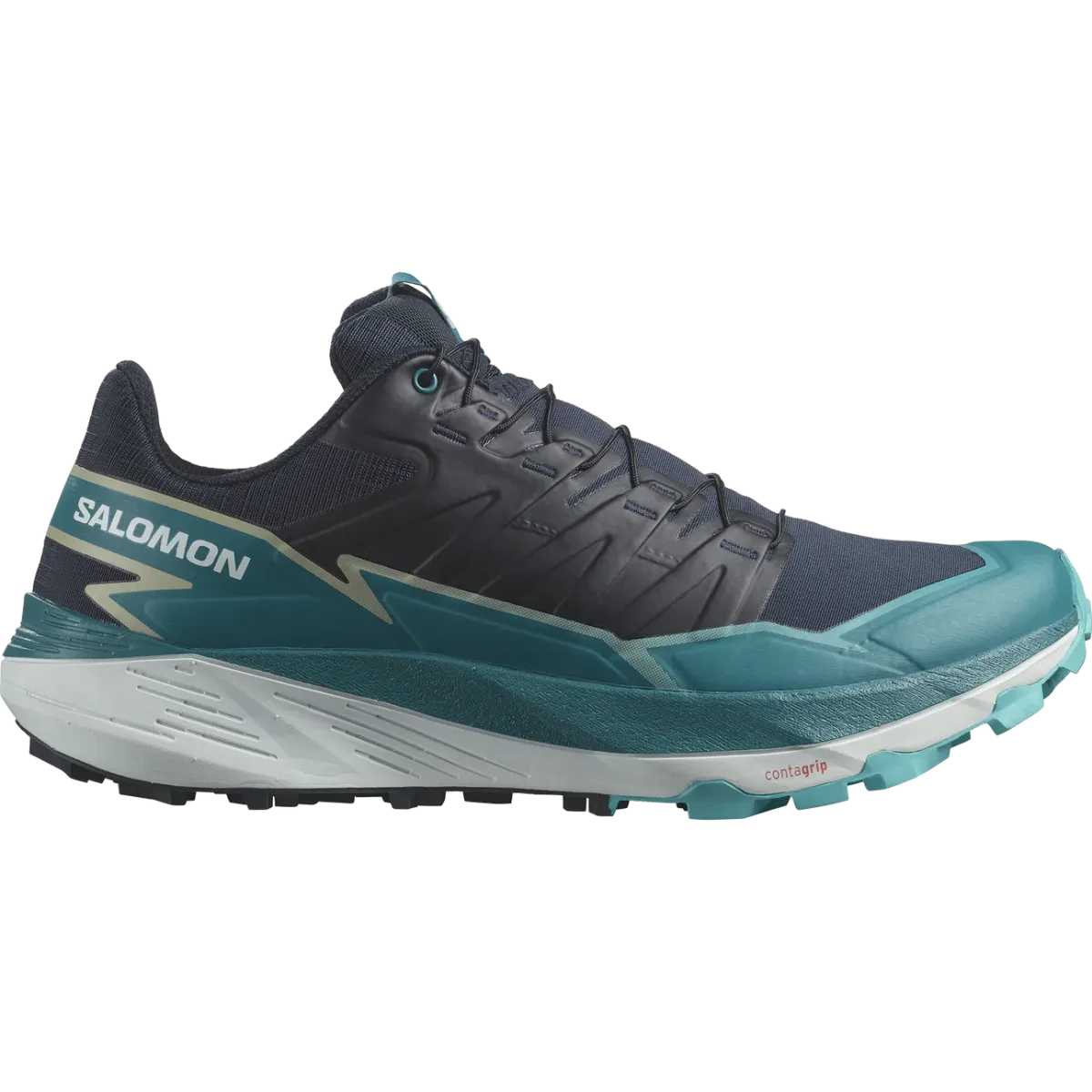 Salomon Thundercross - Men's - Carbon/Tahitian Tide/Peacock Blue