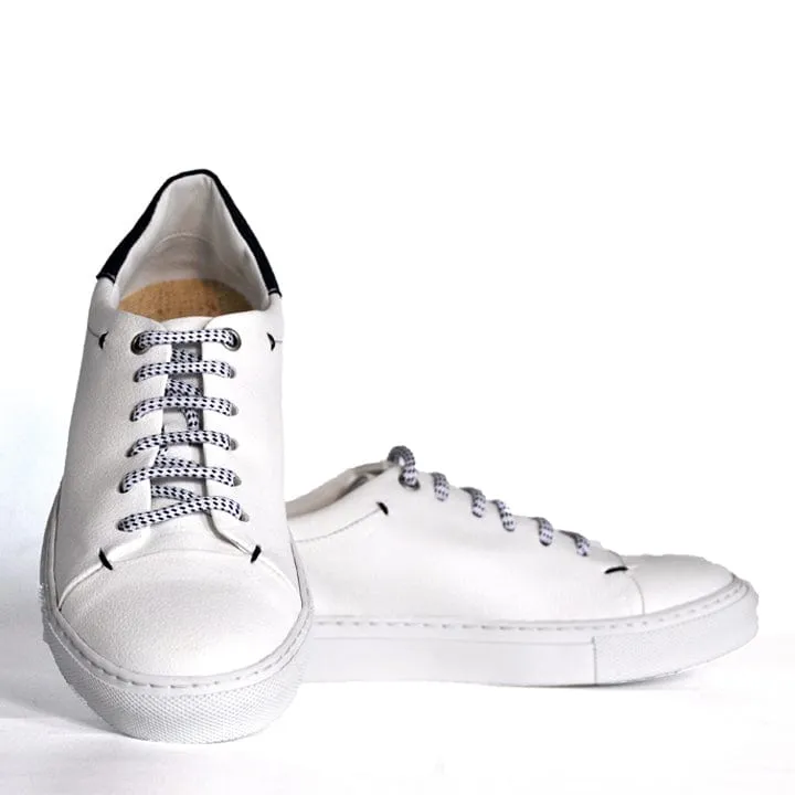 Sammy Unisex Grape Vegan Leather Sneakers | Blue