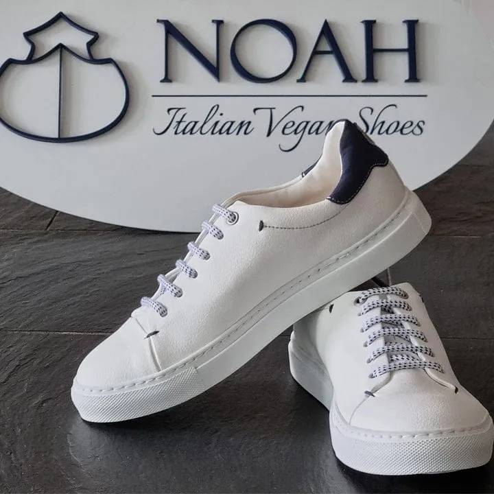 Sammy Unisex Grape Vegan Leather Sneakers | Blue