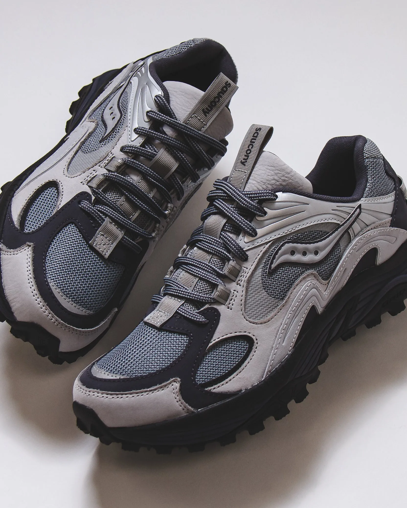 Saucony Men Grid Aura X Grey Silver S70908-2