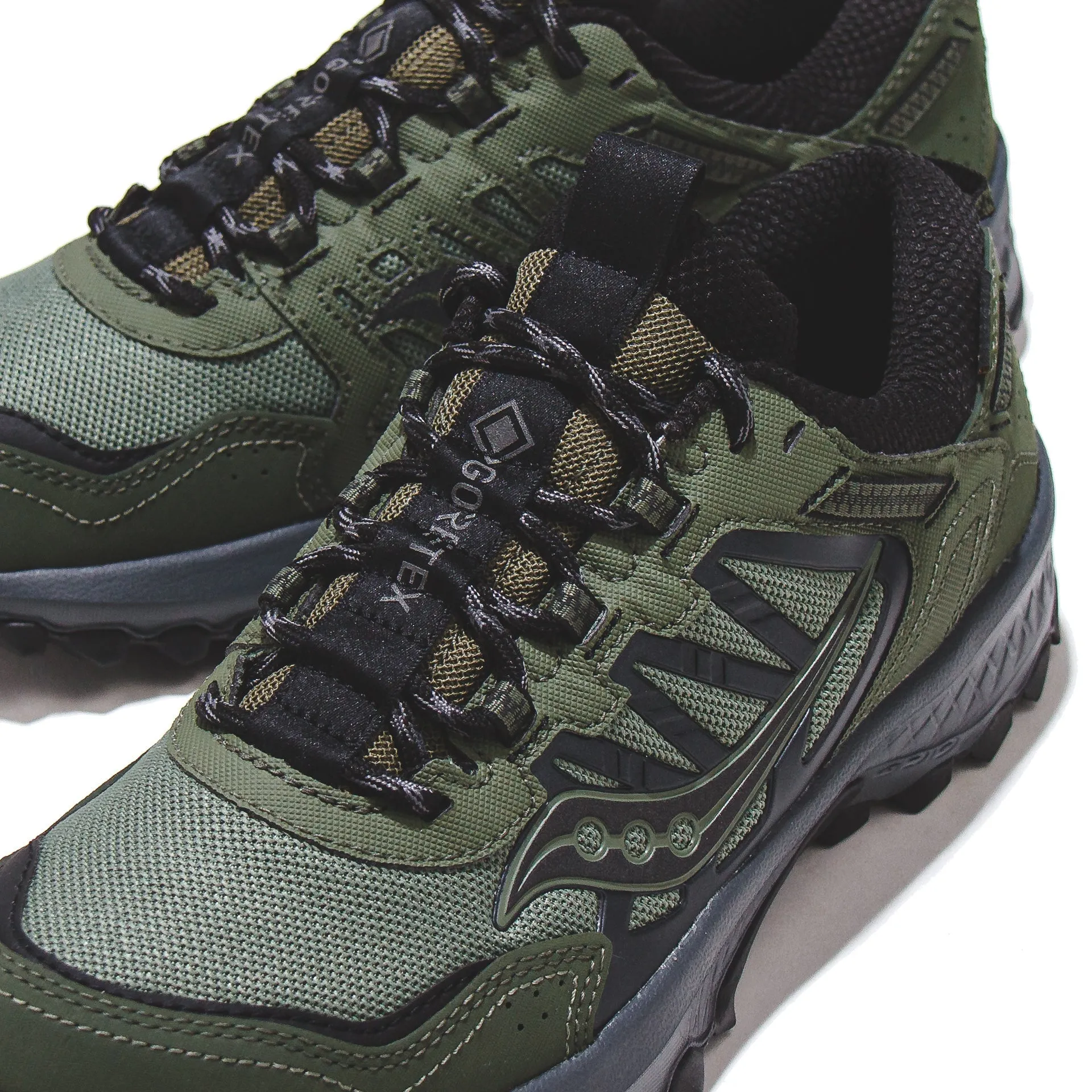 Saucony Men Grid Peak GTX Gore-Tex Forest Black S70849-2
