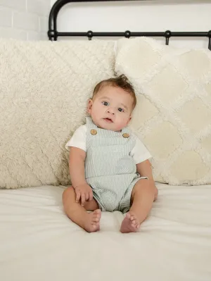 Seafoam Stripe Overall
