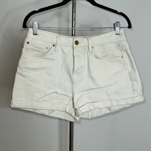 Sezane Denim Cuffed Shorts