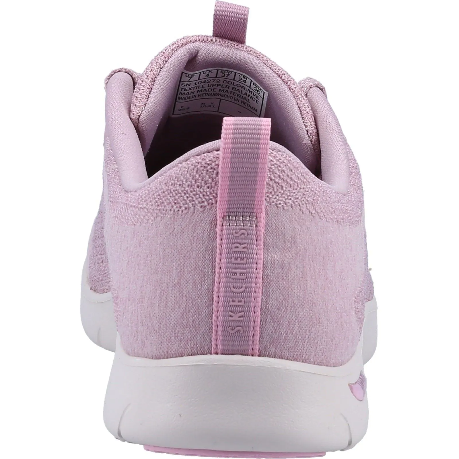 Skechers 104272 Arch Fit Refine Sneakers für Damen mit weiter Passform - Mauve