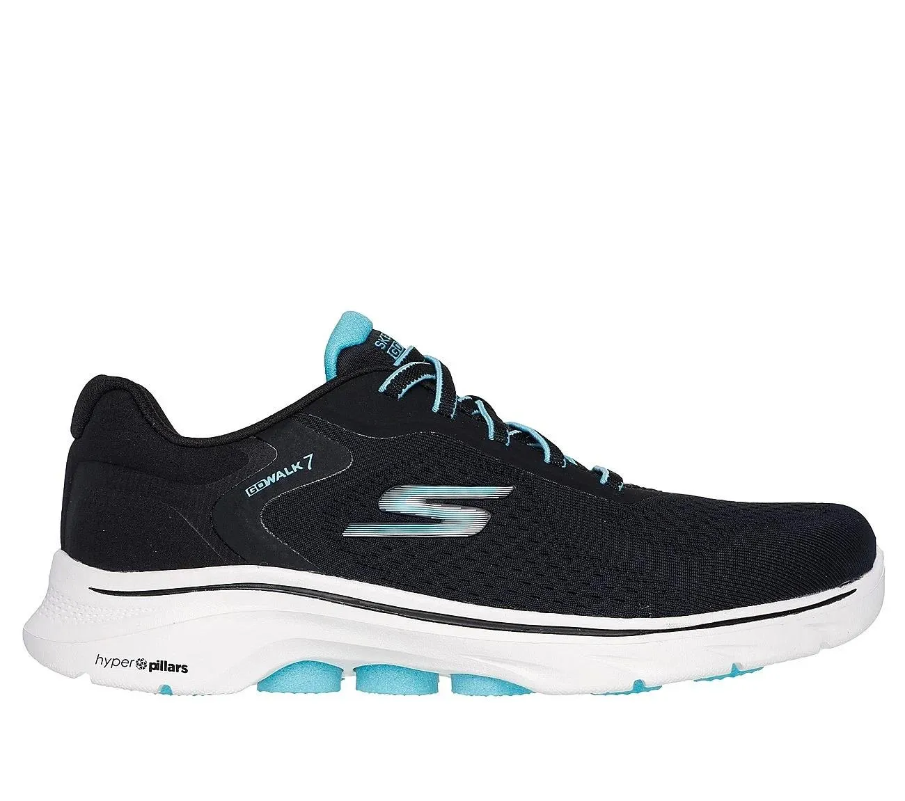 Skechers 125215 Go Walk 7 Cosmic Waves Sneakers für Damen mit weiter Passform