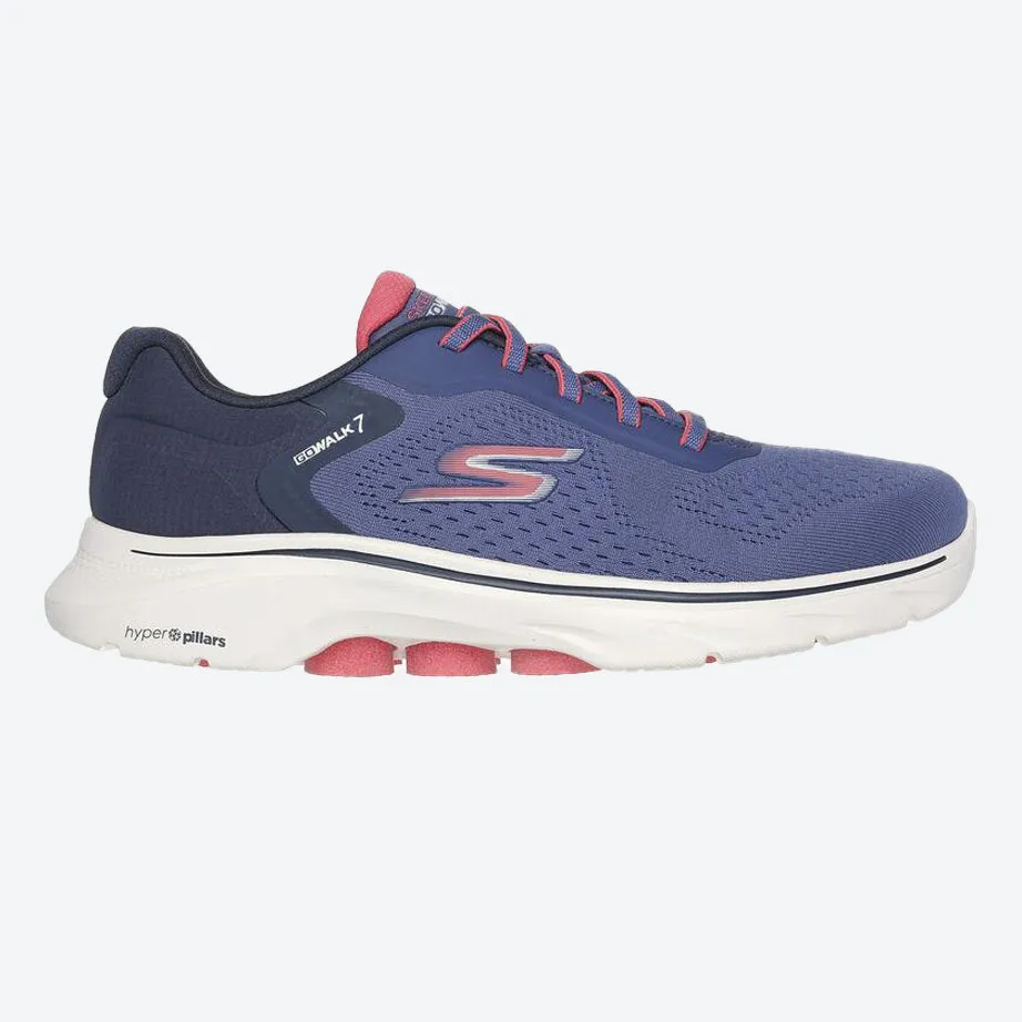 Skechers 125215 Go Walk 7 Cosmic Waves Sneakers für Damen mit weiter Passform
