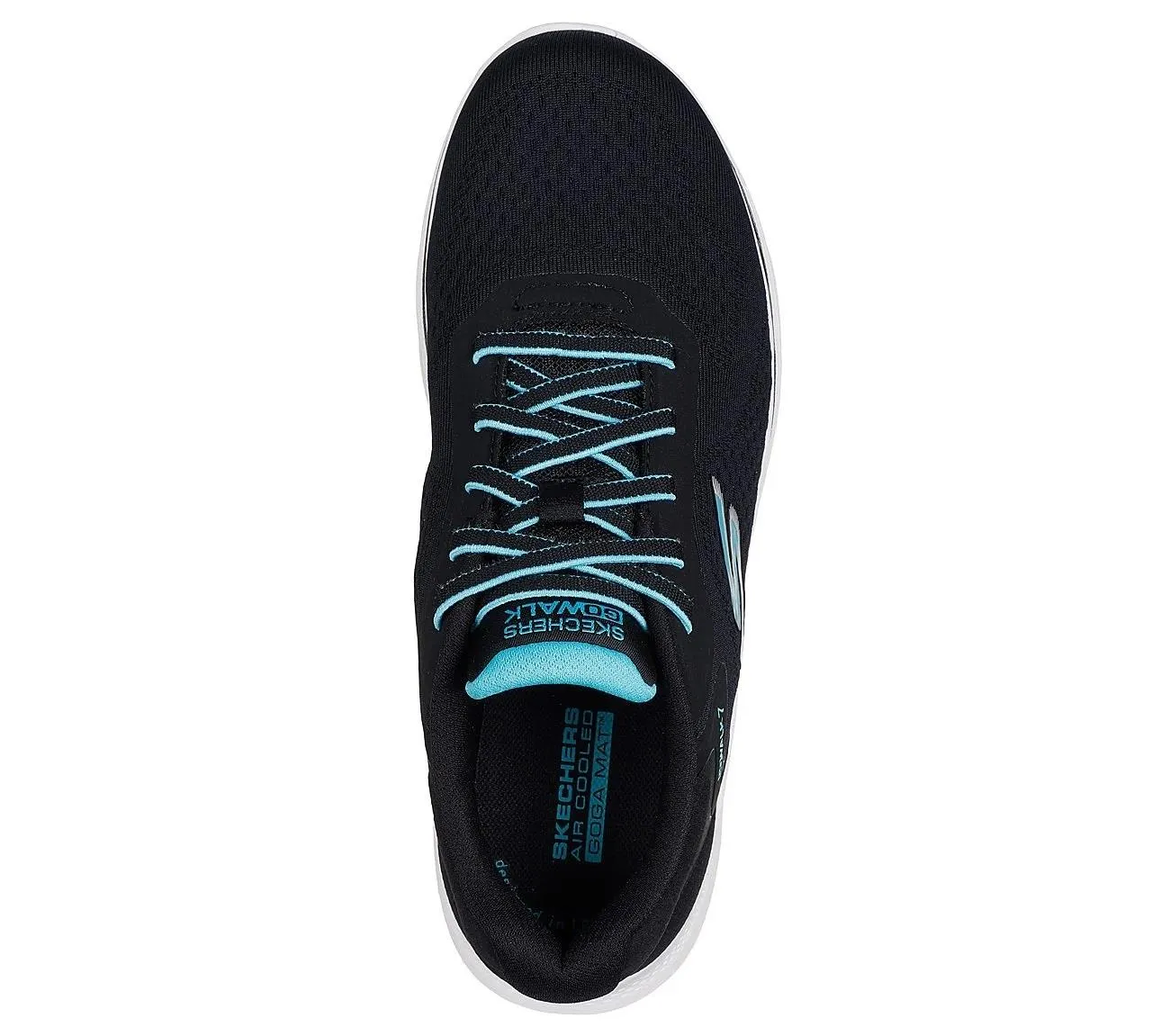 Skechers 125215 Go Walk 7 Cosmic Waves Sneakers für Damen mit weiter Passform