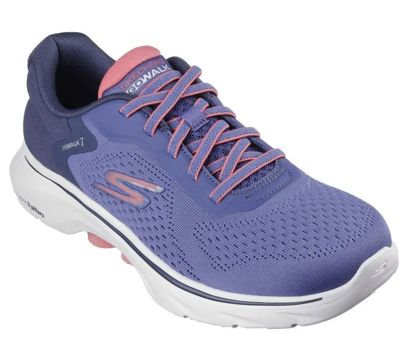 Skechers 125215 Go Walk 7 Cosmic Waves Sneakers für Damen mit weiter Passform