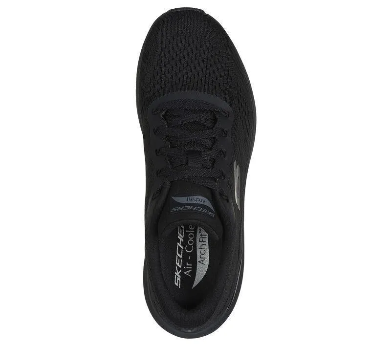 Skechers 150051 Arch Fit 2.0 Big League Sneakers für Damen mit weiter Passform - Schwarz