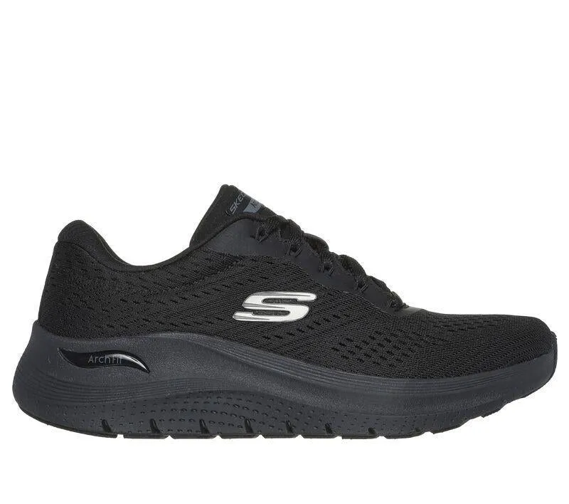 Skechers 150051 Arch Fit 2.0 Big League Sneakers für Damen mit weiter Passform - Schwarz