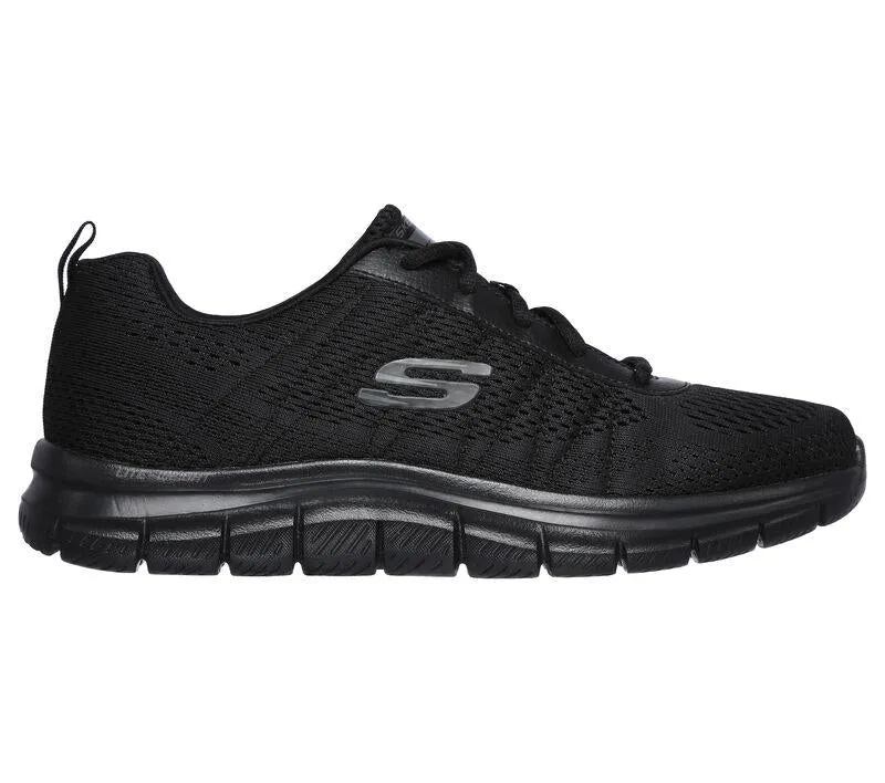 Skechers 232081 Track Moulton Walking-Sneaker für Herren in weiter Passform